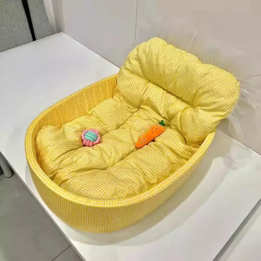 Macaron dog bed pet kennel kennel four seasons universal winter dopamine cat nest deep sleeping nest pet supplies spot