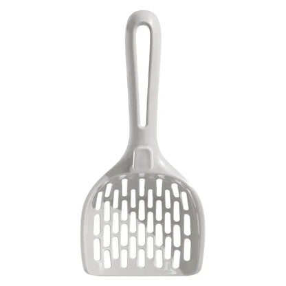 Self-Cleaning Cat Litter Scoop with Stand – Plastic Shovel & Base for Kitten Toilet Maintenance