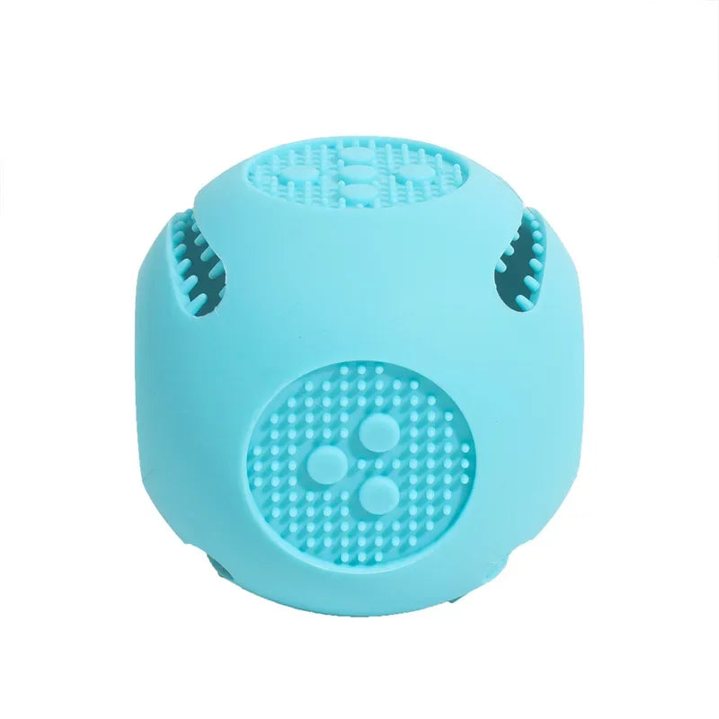 Silicone Pet Toys Dog Food Ball Tooth Cleaning Interactive Leaky Food Toy Slow Feeder Food Dispenser Pet Supplies Accessories