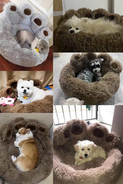 Plush Dog Sofa Bed – Washable Pet Kennel for Small, Medium & Large Dogs