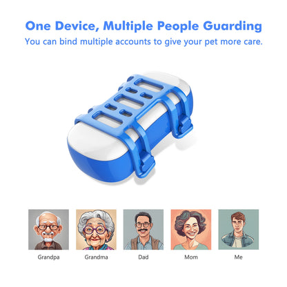 WANWAYTECH 4G Pet GPS Tracker – Waterproof Live Tracking for Dogs & Cats
