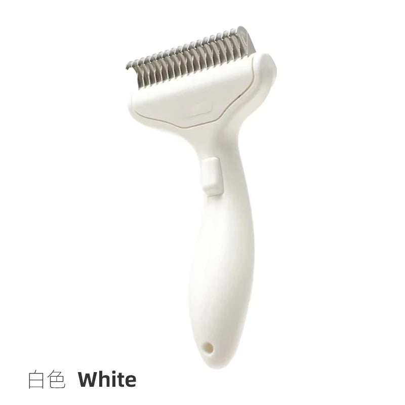 Stainless Steel Dog Hair Removal Brush Comb Pet Hair Remover Brush For Dogs Grooming Tools Pets Dematting Comb Dogs Accessories