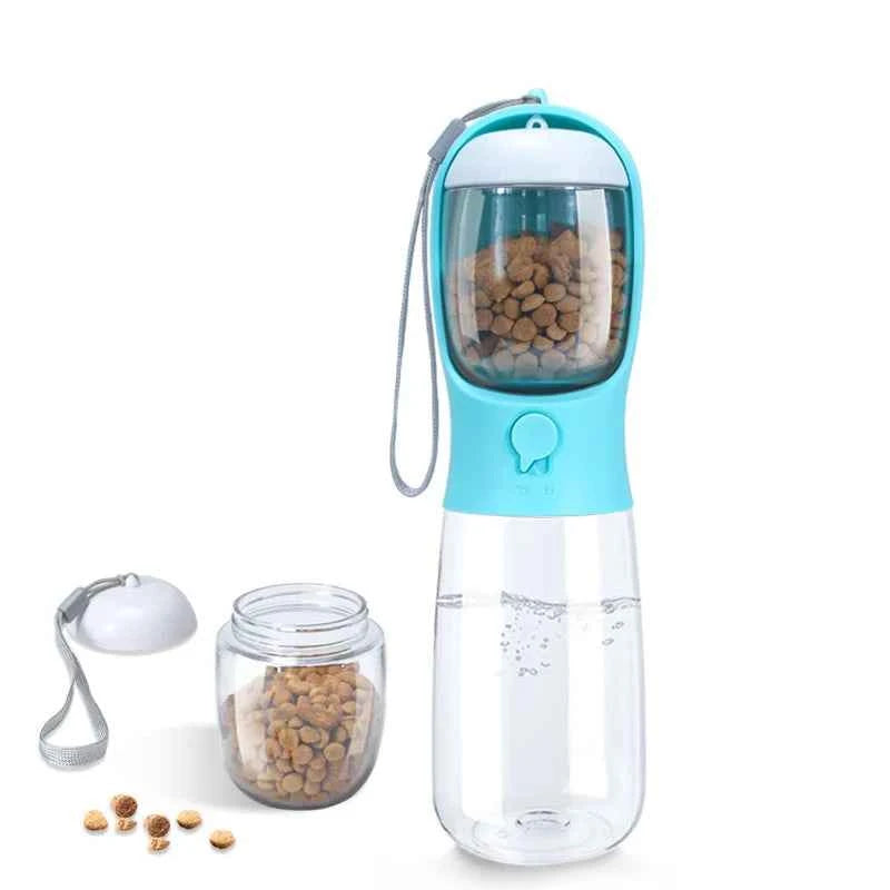 Pet Supplies Large Capacity Cats and Dogs Portable Outdoor 2-in-1 Water Food Temperature Resistant Multifunctional Pet Water Cup