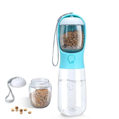 Pet Supplies Large Capacity Cats and Dogs Portable Outdoor 2-in-1 Water Food Temperature Resistant Multifunctional Pet Water Cup