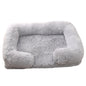 Half-Surround Dog Bed – Soft Plush Orthopedic Pet Sofa for Dogs & Cats
