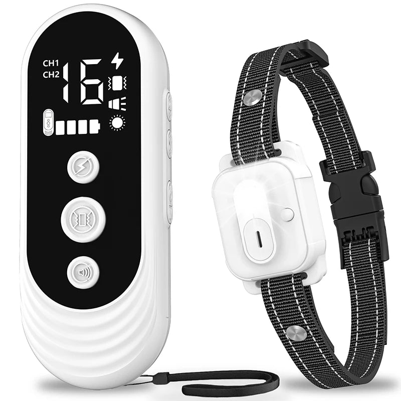 3300ft Waterproof Dog Training Collar – IP67 Shock, Vibration & Sound Remote Control