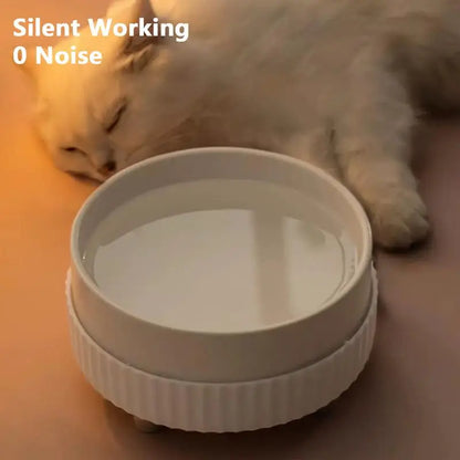 Pet Water Dispenser Heated Pet Water Bowl Thermal Pet USB Dog Dispenser Bowl Heated Rechargeable Cat Food Drinking Supplies