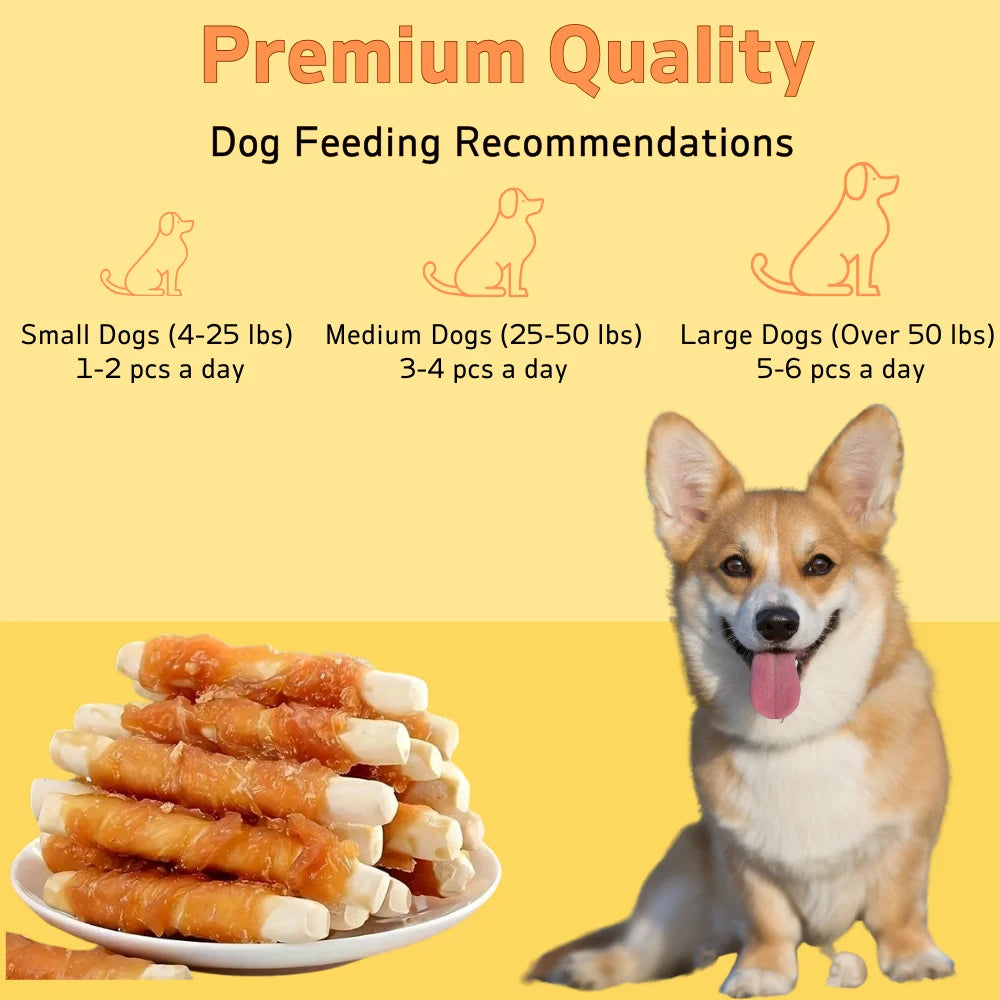 Chicken Milk Stick Dog Treats – Soft, Easily Digestible Snacks for All Dog Sizes