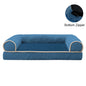 Winter Pet Dog Bed Sofa Deep Sleep Memory Foam Puppy Soft Plush Comfortable Bed Medium Large Square Thickened Warm Mat Kennel