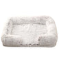 Half-Surround Dog Bed – Soft Plush Orthopedic Pet Sofa for Dogs & Cats