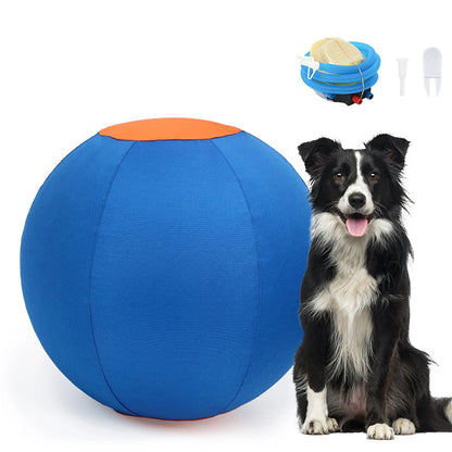 Inflatable Dog Ball – Large Outdoor Interactive Training Toy for Dogs