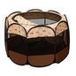 Folding Pet Tent Dog House Camping Accessories Pet Cage Octagonal Cage Fence Outdoor Playpen Puppy Shelter