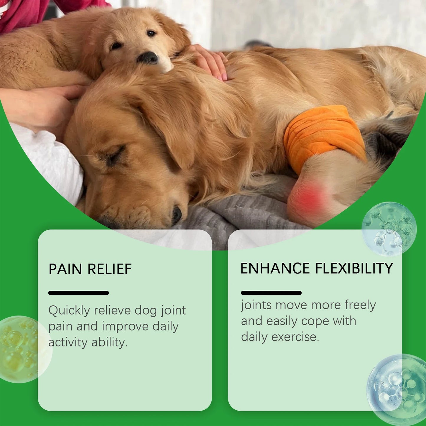 YEGBONG Pet Joint Care Tablets – Dog Supplement to Relieve Discomfort & Strengthen Bones