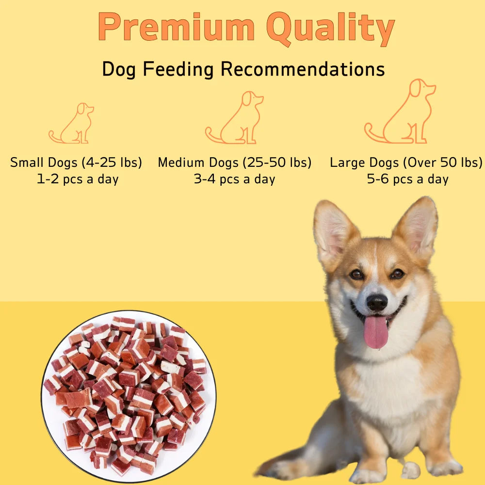 Beef & Meat Cube Dog Treats – Soft Training Snacks in 5 Flavours (100g)