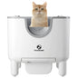 F6 Self-Cleaning Cat Litter Box – Automatic, Open-Top, Odor Control