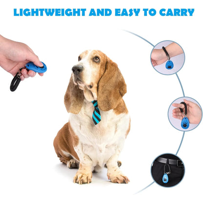 Wrist Strap Pet Training Clicker, Durable Lightweight Tool for Dog Cat Bird Horse Behavior Training