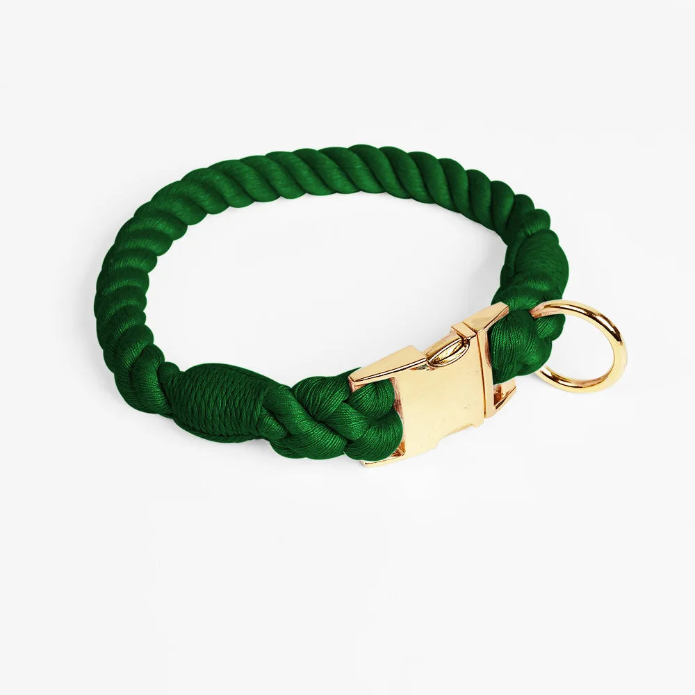 Rainbow Dog Collar Pet Puppy Walking Training Dog Collar with Metal Buckle for Large Medium Small Strap Belt Cotton Dogs Collar