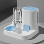 Portable Automatic Pet Feeder 2 In 1 Convenient Pet Supplies Waterer Food Container Removable Large Capacity Treat Dispenser C