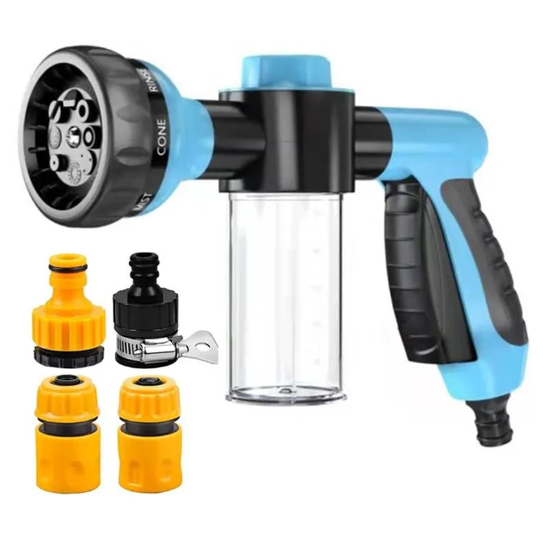 High Pressure Sprayer Nozzle Hose Dog Shower Gun, 3 Mode Adjustable Pet Cleaning, Clean Bath Water Foam Soap Sprayer Dog Cleanin