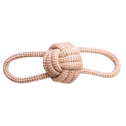 Interactive Cotton Rope Dog Toys for Small Large Dogs Tug of War Durable Bite Toy for Pet Pug Chihuahua Bichon Christmas Gift