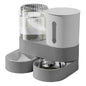Automatic Cat Feeder Automatic Pet Feeder Water Dispenser Set for Cats Dogs 2-in-1 Food Bowl with Stainless Steel Insert 1pcs