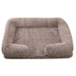Half-Surround Dog Bed – Soft Plush Orthopedic Pet Sofa for Dogs & Cats
