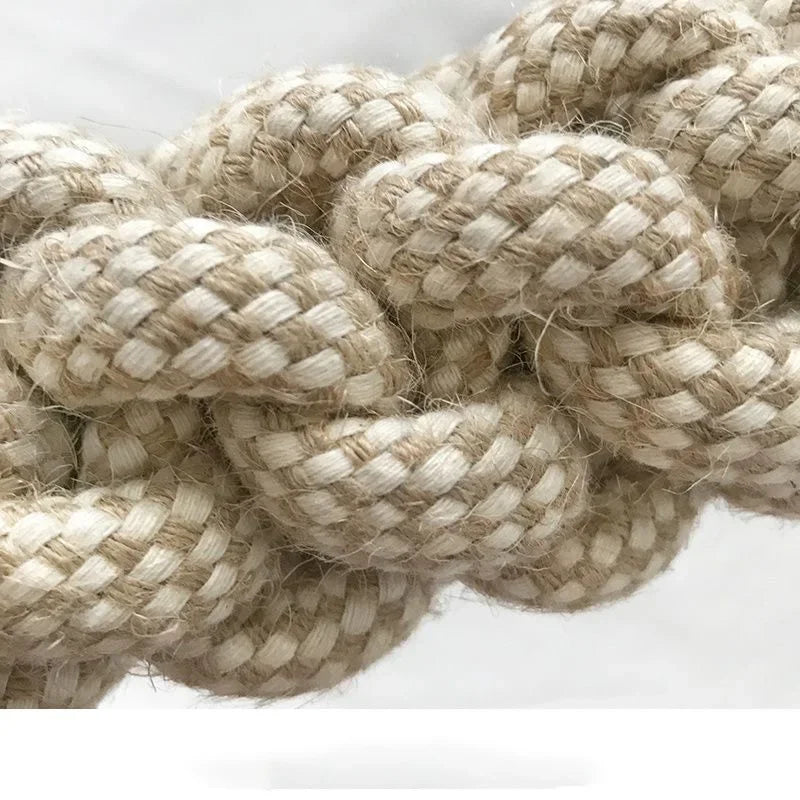 Dog and cat interactive toys with knots for teeth cleaning and chewing. Durable, knotted toys, for entertainment, pet supplies.