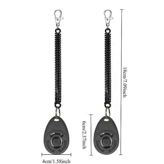 [2pcs Professional Dog Training Clicker] Effective Pet Communication Device and Comprehensive Training Supplies Kit for Owners