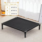 Foldable Elevated Pet Bed - Portable Camping Dog/Cat Bed with Washable Mat, Breathable Dog House for All Seasons