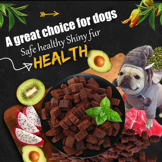 Beef Dog Treats – Chewy Diced Beef Training Rewards for Puppies & Adult Dogs - Bdba PK