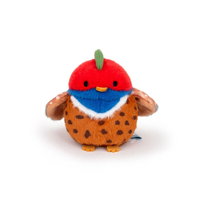 Cartoon Birds Plush Toys Pendant Keychain Simulation Parrot Bird Nest Plush Keyring Anime Cute Girl Kawaii Room Decor Kids Gifts