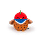 Cartoon Birds Plush Toys Pendant Keychain Simulation Parrot Bird Nest Plush Keyring Anime Cute Girl Kawaii Room Decor Kids Gifts
