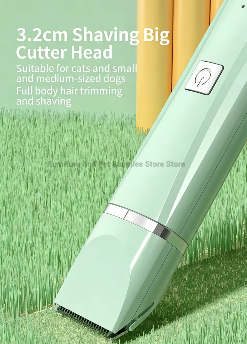 Professional 4-in-1 Electric Pet Grooming Tool Set Dog Hair Clippers USB Rechargeable Pets Haircut Trimmer Shaver Cats Supplies