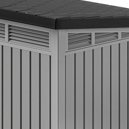 Plastic Dog House with Liftable Roof – Outdoor & Indoor Dog Kennel with Air Vents