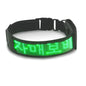 Programmable LED Dog Collar – Flashing Light-Up Rechargeable Safety Collar for Night Walks