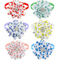 New 50PCS Flower Bowties For Dogs Fashion Dianomd Pet Dog Bow Tie Collar  Dog Pet Grooming Accessories For Small Dogs