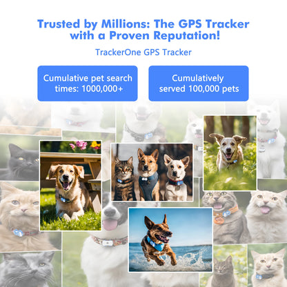 WANWAYTECH 4G Pet GPS Tracker – Waterproof Live Tracking for Dogs & Cats