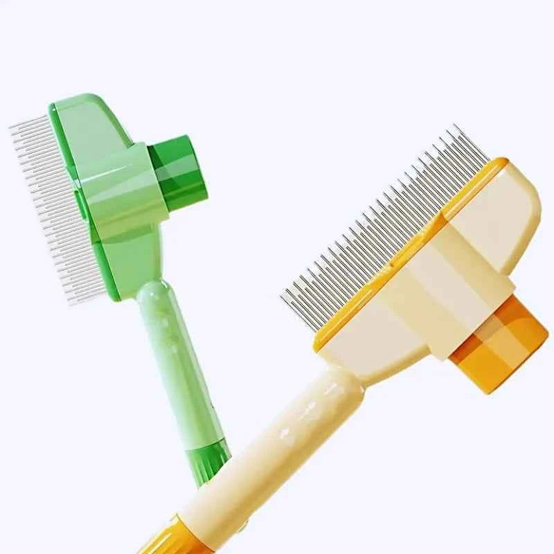 Dog Comb Pet Hair Remover One Button Dogs Brush Self-cleaning Cat Brush Massage Combs for Dog Grooming Brushes for Pet Products