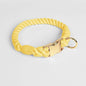 Rainbow Dog Collar Pet Puppy Walking Training Dog Collar with Metal Buckle for Large Medium Small Strap Belt Cotton Dogs Collar