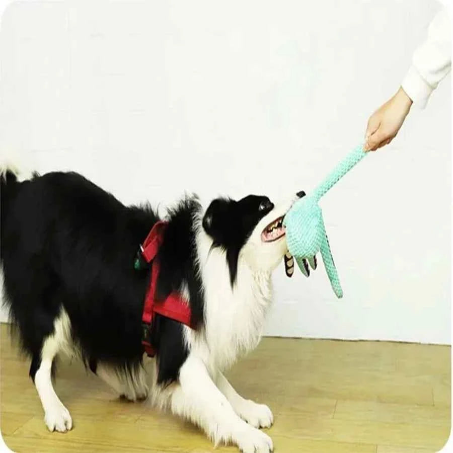 Pet plush octopus toy interactive sound anti-demolition home large and small dog boredom companion dog toy
