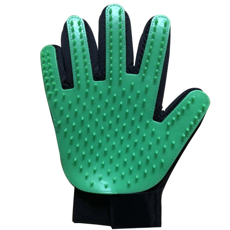 1PC Cat Hair Remove Gloves Rubber Pet Beauty Cleaning Grooming Effective Massage Dog Combs Floating Brush 6 Color