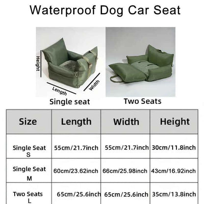 Waterproof Luxury Condition 1 value Orthopedic Dog BedsCar Seat Pet Beds Comfortable Puppy Dog Beds Soft Travel Pet Car Seat with Safety Buckle Dropshipping