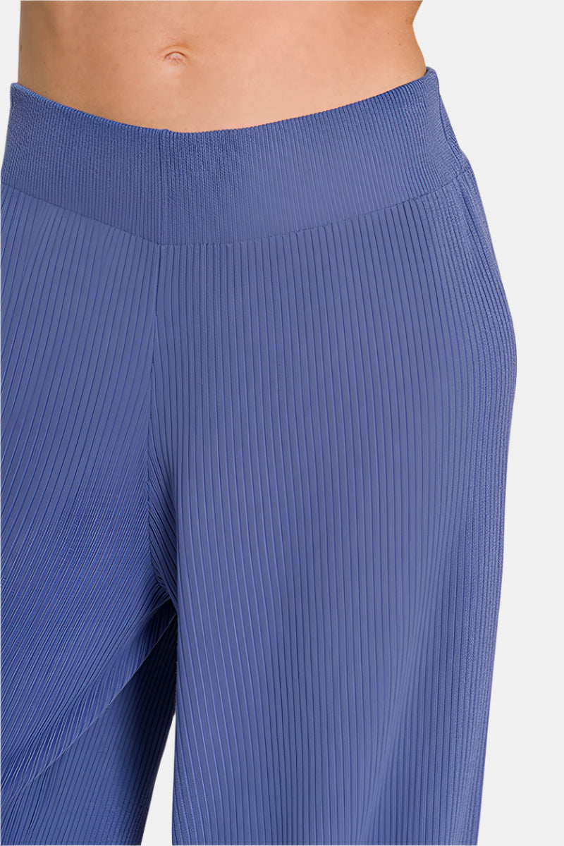 Viscose Sweater Wide Leg Pants / ASH JADE