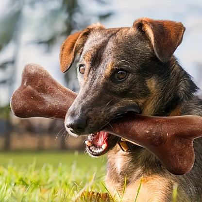Beef-Flavored Durable Chew Toy for Dogs - Interactive Bone Design, Tough & Safe for All Breeds, Promotes Dental Health & Playtime Fun, Pet Dental Care | Engaging Pet Toy | Durable Polypropylene, Dog Toys for Aggressive Chewer